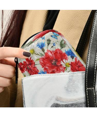 Buy Pfrewn 7 Day Pill Organizer Case - Vintage Bouquet Wildflowers & Butterflies Travel Pill Box | Portable Weekly Vitamin & Medicine Holder - Buy Online on GoSupps.com