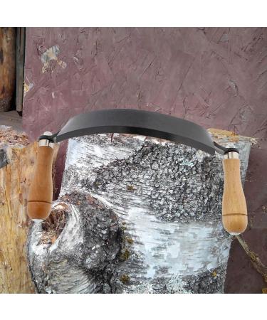 Visiblurry 8-Inch Pull-Shave Ceiling Knife - Curved Woodworking Tool with Wooden Handle for Trunks Fences and More - Perfect for International Shipping - Buy Online on GoSupps.com