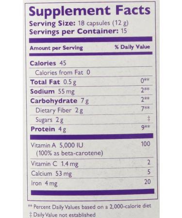 PURE SYNERGY Superfood | 270 Capsules | Certified Organic | Non-GMO | Green Superfood for Energy and Wellness - Buy Online on GoSupps.com