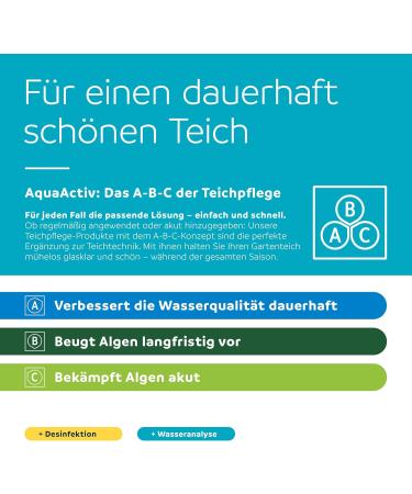 OASE 43139 Aquaactiv Algo Direct - 500ml Biological Pond Care | Cure Thread Algae in Garden Swimming & Koi Ponds - Buy Online on GoSupps.com