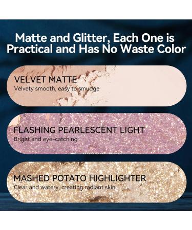 SHOPPGO Song Shadow Palette 35 Colors Colorful Makeup Halloween Eyeshadow Palette Halloween Eyeshadow Palette Glitter Gothic Makeup High Color Rendering Palette Waterproof - Buy Online on GoSupps.com