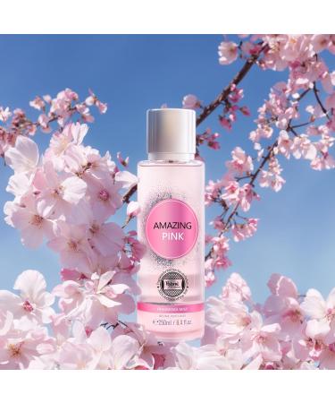Hybrid & Company Women Amazing Pink Body Fragrance Mist Brume Parfumee 250Ml Amazing Pink 8.4 Fl Oz (Pack of 1) - Buy Online on GoSupps.com