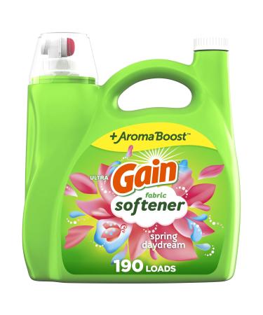 Gain Fabric Softener Spring Daydream 140 fl oz 190 Loads Spring Daydream 140 Fl Oz (Pack of 1)