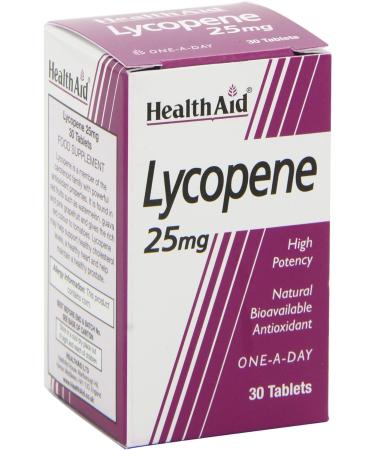HealthAid Lycopene 25mg - 30 Tablets | Powerful Antioxidant Supplement - Buy Online on GoSupps.com