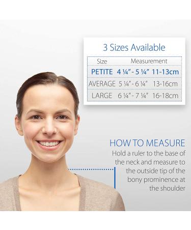 Therapeutica Lite Cervical Pillow - Petite Medium Firm Support for Neck Pain Relief - Buy Online on GoSupps.com