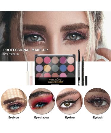 MISS ROSE M All In One Makeup Kit - Multipurpose Women's Full Makeup Set for Beginners and Professionals - Easy to Carry (Pink) - Buy Online on GoSupps.com