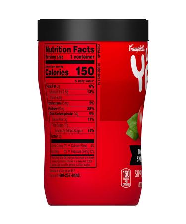 Campbell's Sipping Soup Vegetable Soup On The Go Tomato & Sweet Basil 89.6 Oz - Pack of 8 - Buy Online on GoSupps.com