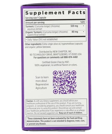 New Chapter Turmeric Force 30 Ct - Buy Online on GoSupps.com