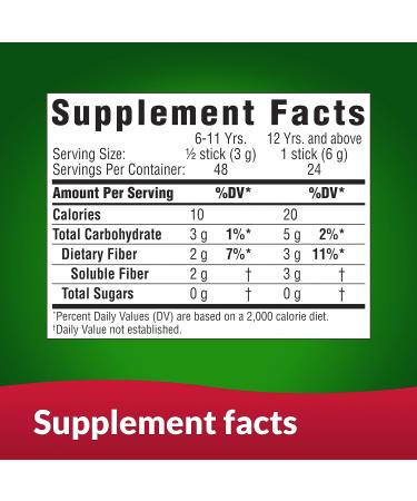 Benefiber On the Go Prebiotic Fiber Supplement Powder - Kiwi Strawberry Flavor, 24 Stick Packs - Daily Digestive Health Support - Buy Online on GoSupps.com