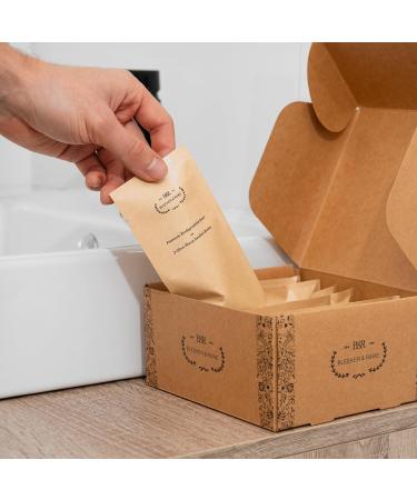 Eco-Friendly Biodegradable Disposable Razors | Bleeker and Rowe | Plant-Based | Triple Swedish Steel Blades | Individually Wrapped (10 - Buy Online on GoSupps.com