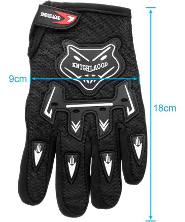 Friends Kinder Winter Sport Gloves - Black Motocross Dirt Bike & Outdoor Cycling Gloves for Kids - Buy Online on GoSupps.com