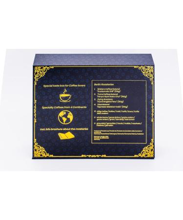 Coffee Gift Set | 4 Berlin Roasters | 4 Single Origin Beans | Unique Birthday Gift for Him & Her | 400g Whole Bean | Worldwide Shipping - Buy Online on GoSupps.com