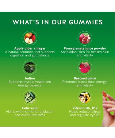 Bears with Benefits Apple Cider Vinegar Gummy Bears - Metabolism Booster Complex with Vitamin B6 B12 Iodine Folic Acid - Well-Being & detoxification - Vegan - Balanced Gut (30 Gummies) 1 Count (Pack of 30) - Buy Online on GoSupps.com