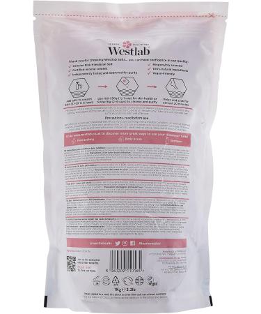 Westlab Cleansing Himalayan Bath Salt Pouch 1Kg Unscented - Pack of 1 - Buy Online on GoSupps.com