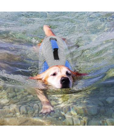 Cit toile Adjustable Life Jacket for Small Dogs - Breathable & Comfortable Dog Vest with Handle for Safe Swimming Paddle Canoe Kayak - Blue Size S - Buy Online on GoSupps.com