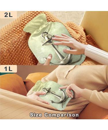 Shop Naanle Vintage Anchor Heat Bottle - 2L Large Hot Water Bottle for Pain Relief & Warmth | Ideal for Bed & Feet | International Shipping Available - Buy Online on GoSupps.com