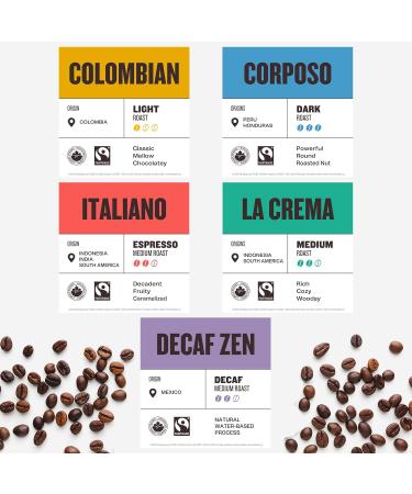 CORPOSO Organic Ground Coffee | Very Dark Roast | Specialty Grade Certified Fairtrade Drip V60 Pour Over | Caf William Sustainable Canadian Coffee Roaster | Caf Cors Biologique Moulu 340 g resealable bag (pack of 4) CORPOSO 340 g (Pack of 4) - Buy Online on GoSupps.com