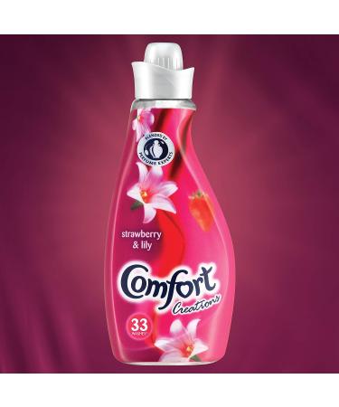 Comfort Creations Strawberry & Lily Fabric Conditioner 33 Wash 1.16L - Pack of 1 | Fresh Scent | Long-lasting Fragrance - Buy Online on GoSupps.com