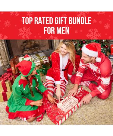 Happy Nuts Holiday Anti Chafing Deodorant Festive Essentials Bundle Kit - Perfect Men's Gift for Christmas - Includes Anti Chafing Comfort Cream Deodorant Chafe Stick & Cheeky Ornament Jingle Bells Your Balls Smell - Buy Online on GoSupps.com