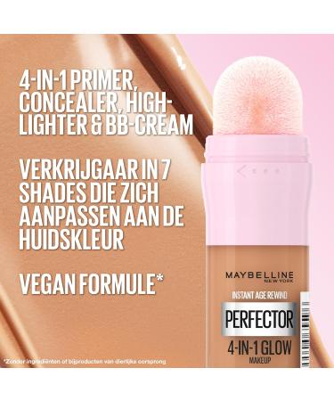  Maybelline Maybelline New York - Instant Anti-Age Perfector 4-in-1 Glow Medium Primer Concealer BB Cream Foundation and More - Buy Online on GoSupps.com