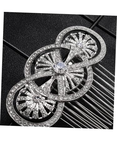 POPETPOP Bridal Headpiece Rhinestone Hairpin Bridal Headdress Bridal Hair Comb Bride Hair up Wedding - Buy Online on GoSupps.com