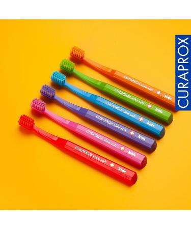 Curaprox Kids Ultra Soft Toothbrush - Gentle Dental Care for Children - Buy Online & Ship Internationally - Buy Online on GoSupps.com