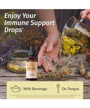 HERBAMAMA Herbal Liquid Drops Kit - Bundle of Lemon Balm 4 fl oz & Cat's Claw Tincture 2 fl oz - Vegan Non-GMO Sugar & Alcohol-Free - 2 Pack - Buy Online on GoSupps.com