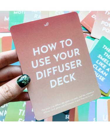 WHIMSY + WELLNESS Diffuser Recipe Deck | 52 Mood-Boosting Essential Oil Recipes for Home & Happiness | Perfect for Beginners and Experts - Buy Online on GoSupps.com