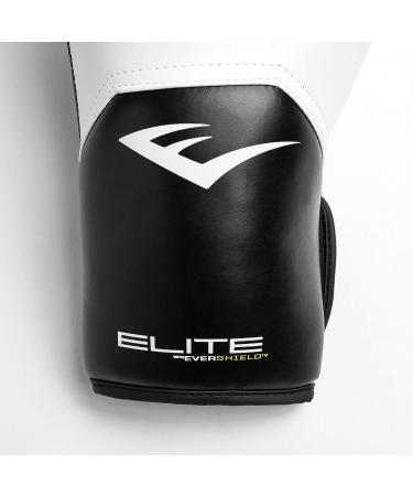 Everlast Elite Pro Style Training Gloves - White - 12 oz - Buy Online on GoSupps.com