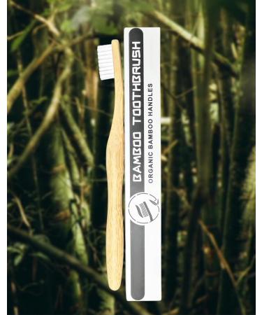 Eco-Friendly Bamboo Toothbrushes | Organic Soft Bristles | Biodegradable Family Pack of 8 | BPA-Free - Buy Online on GoSupps.com