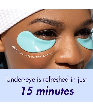 Klorane Smoothing & Soothing Eye Masks with Cornflower & Hyaluronic Acid - 7 ct - Buy Online on GoSupps.com