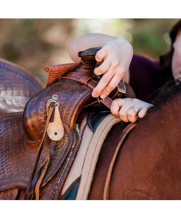 Starkenburg Horse Saddle Bag Cell Phone Holder | Easy-Access Pommel Bag for Small Items | Secure Light Brown Design - Buy Online on GoSupps.com
