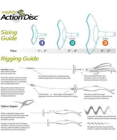 Wigglefin Tackle Action Discs Size 1 - Enhance Your Fishing Lure Movement - Buy Online on GoSupps.com