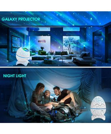 LED Starry Sky Projector - Galaxy Planetarium Night Light with Bluetooth Speakers Remote Control Aurora Effects & White Noise for Kids & Adults - Buy Online on GoSupps.com