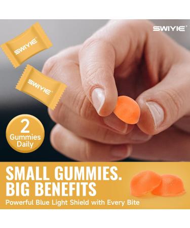 Swiyie Lutein Gummies Eye Vitamin and Mineral Supplement with 20mg Lutein & 4mg Zeaxanthin Gummy Vitamins for Eye Health Support Naturally Flavored 60 Gummies - Buy Online on GoSupps.com