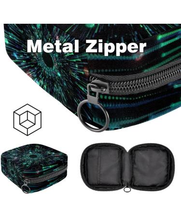Shop Women's Binding-Up Bags | Abstract Pattern Tampon Storage Zip Pockets | Multi-Functional Menstrual Bags - Buy Online on GoSupps.com