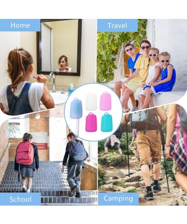 Wllhyf 5 PCS Silicone Toothbrush Covers - Portable Travel Toothbrush Protectors & Head Holders - Buy Online on GoSupps.com