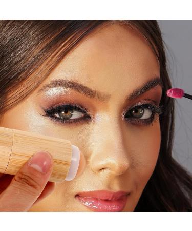 Beavorty Wood Makeup Brush Bamboo Foundation Brush With Roller Portable Blending Brush For Fluffy Brush Synthetic Bristles Cosmetics Tools - Buy Online on GoSupps.com