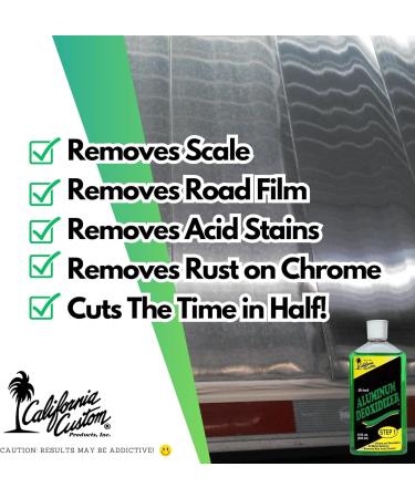 Aluminum Deoxidizer - Cleans & Removes Rust from Metal Surfaces | 12oz - Ideal for Aluminum Brass Copper Chrome Silver Stainless & Gold - Buy Online on GoSupps.com