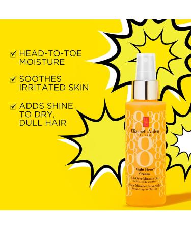 Shop Elizabeth Arden Eight Hour Cream & Miracle Oil Pack - Intensive Moisturizer for Face Body & Hair - 50ml & 100ml - International Shipping Available - Buy Online on GoSupps.com