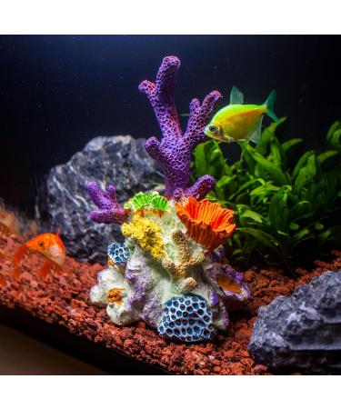 TAOMYPETS Coral Decor for Aquariums | Resin Coral Reef Ornaments - Enhance Your Aquarium with Stunning Underwater decoration - Buy Online on GoSupps.com