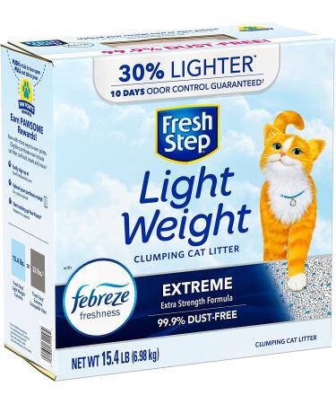 Fresh Step Lightweight Clumping Cat Litter 15.4 lbs - Extreme Scent | Fast-Clumping Formula - Buy Online on GoSupps.com