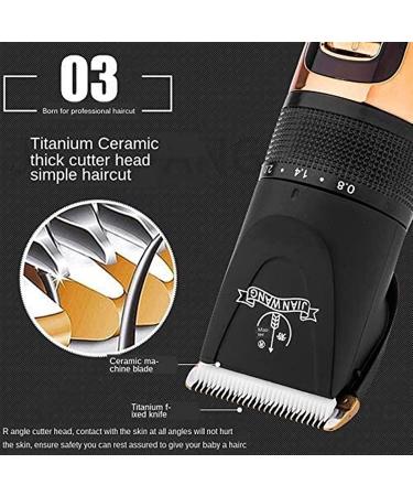 Professional Cordless Hair Clippers for Men - 11-Piece Rechargeable Haircut Kit | Perfect Christmas Gift for Dad Boyfriend & Husband - Buy Online on GoSupps.com