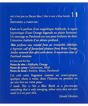 Histoires de Parfums This Is Not A Blue Bottle Eau De Parfum Spray 4 Fl Oz - Buy Online on GoSupps.com