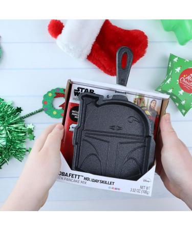 Sweetzo Christmas Boba Fett Cast Iron Pancake Skillet Unique Gift Ideas for Teens Cooking Instructions and Mix Included 11.25 Inches - Buy Online on GoSupps.com