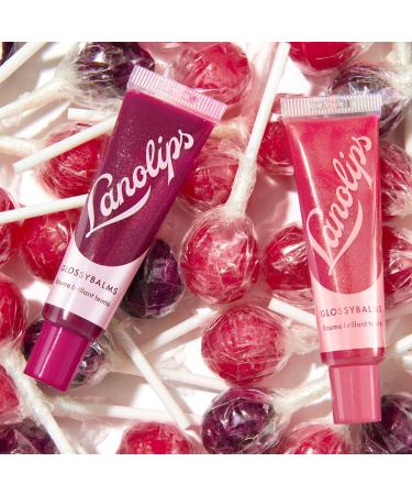 Lanolips Glossybalm Berry - Ultra Hydrating Lip Gloss with Lanolin, Vitamin E & Mica - Buy Online on GoSupps.com