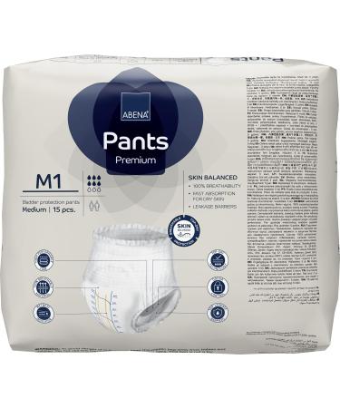 Buy Abena Pants M1 Premium - Adult Diaper Pants for Incontinence & Bladder Weakness (Medium) - International Shipping Available - Buy Online on GoSupps.com