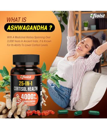 Cortisol Supplement for Women 25-in-1 Cortisol Reducer Cortisol Manager Ashwagandha for Women & Men Cortisol Supplement with Rhodiola Rosea L-Theanine for Mood Focus Sleep Support 90 Capsules 90 Count (Pack of 1) G  - Buy Online on GoSupps.com