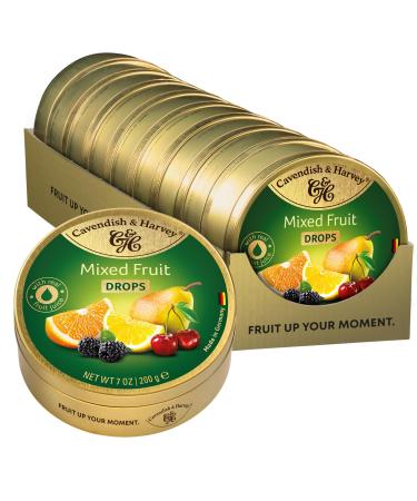 Cavendish & Harvey Set of 9 Cavendish & Harvey Mixed Fruit Drops Multi Fruit a 200 g C & H