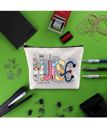 Nurse Makeup Bag Nurse Gift Nursing Bag Nurse Accessories ER Nurse Gift Emergency Nurse Makeup Bag Emergency Room Gifts Future Nurse Gift (Medicine Nurse.) - Buy Online on GoSupps.com